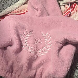 PINK Victoria's Secret Light Pink Fleece Hoodie!
